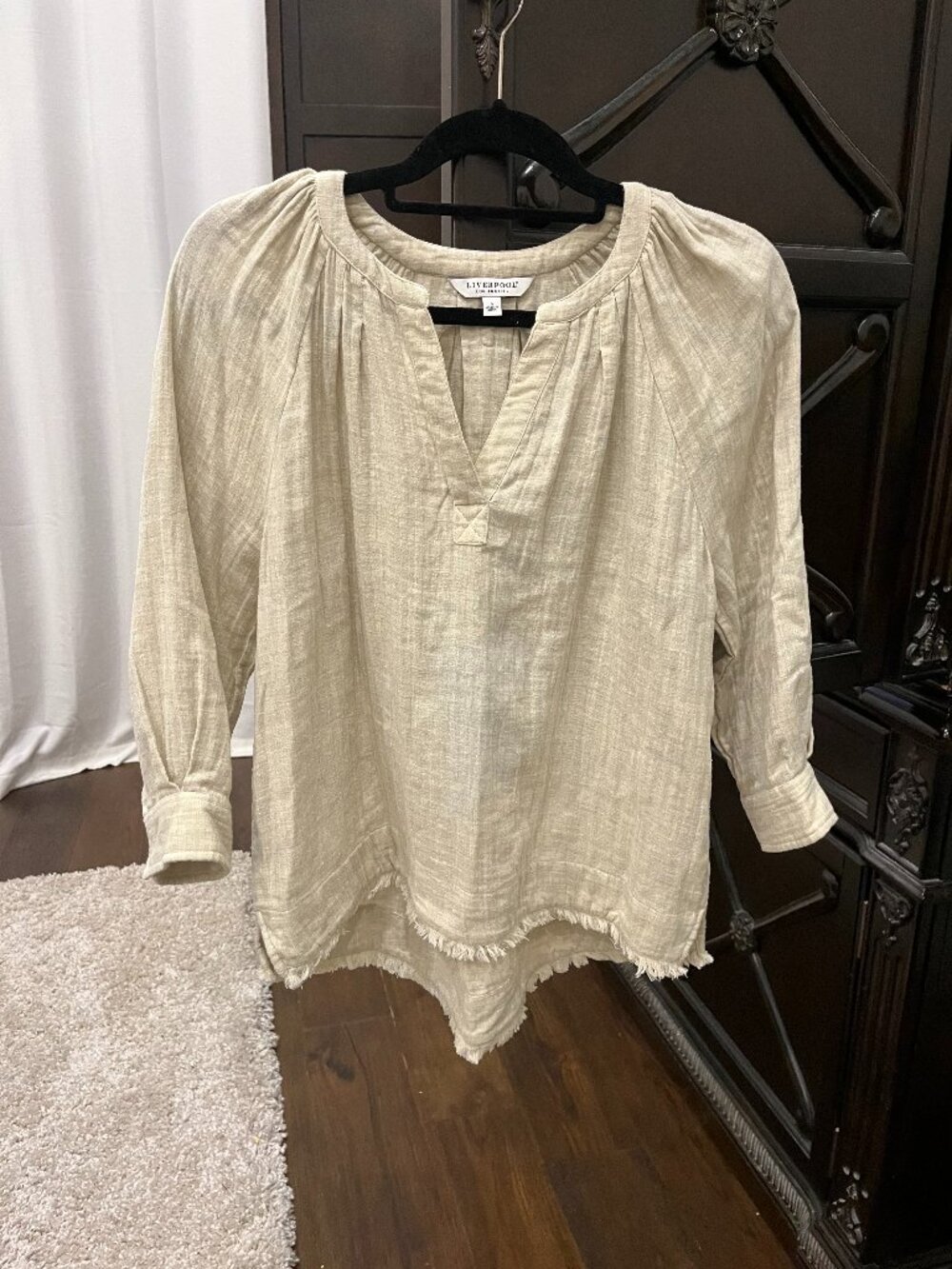 Liverpool Tan V-Neck Shirt